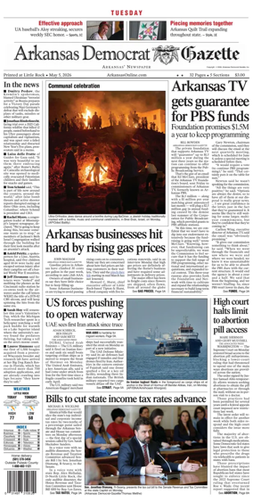 Cover of Arkansas Democrat-Gazette