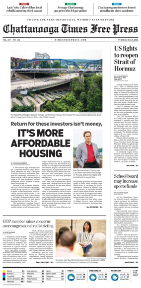 Cover of Chattanooga Times Free Press