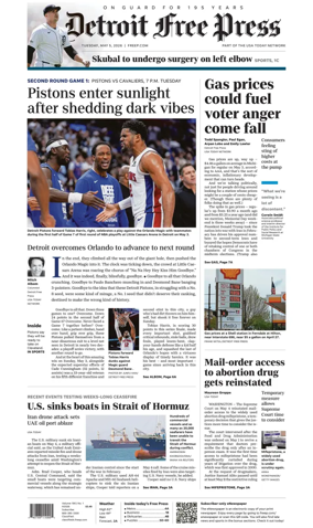 Cover of Detroit Free Press