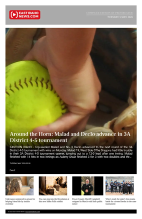 Cover of East Idaho News