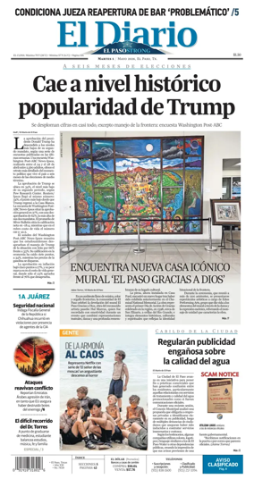 Cover of El Diario de El Paso