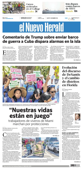 Cover of El Nuevo Herald