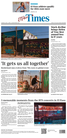 Cover of El Paso Times