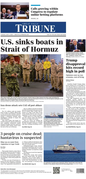 Cover of Great Falls Tribune