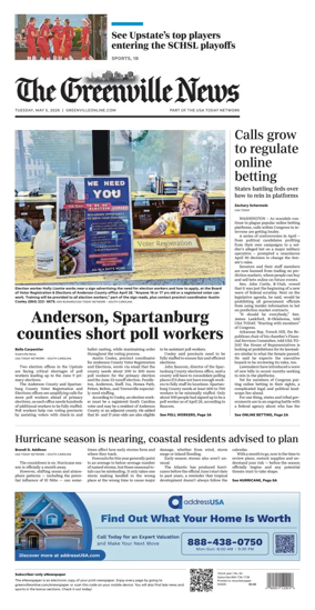 Cover of The Greenville News