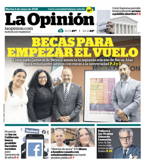 Cover of La Opinion