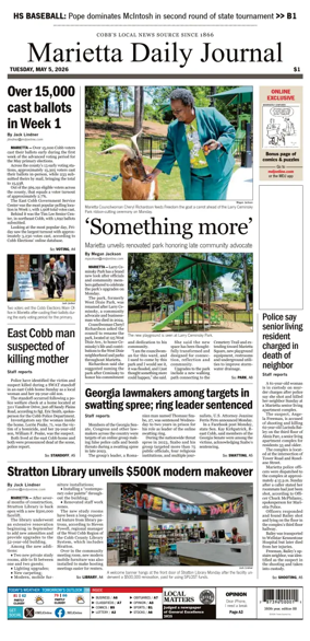 Cover of Marietta Daily Journal