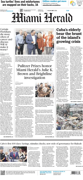 Cover of Miami Herald
