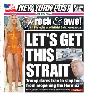 Cover of New York Post