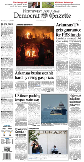 Cover of Northwest Arkansas Democrat-Gazette