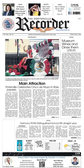Cover of Porterville Recorder