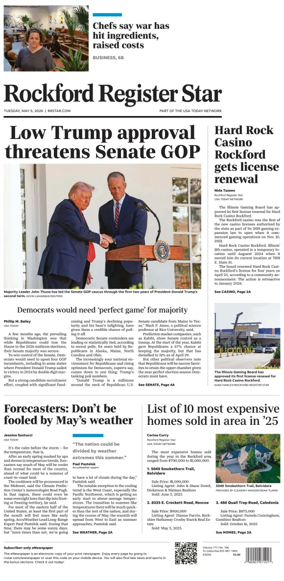 Cover of Rockford Register Star
