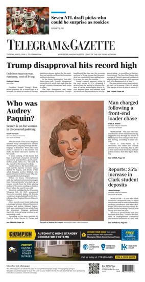 Cover of Telegram & Gazette