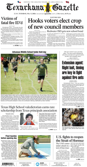 Cover of Texarkana Gazette