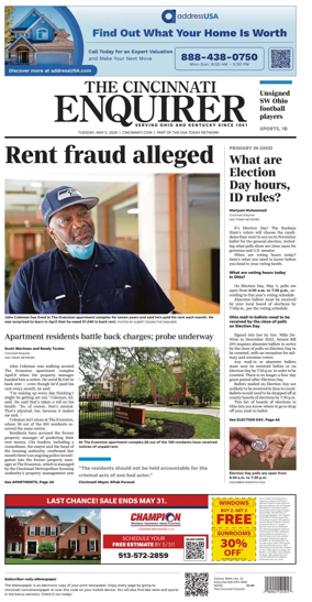 Cover of The Cincinnati Enquirer