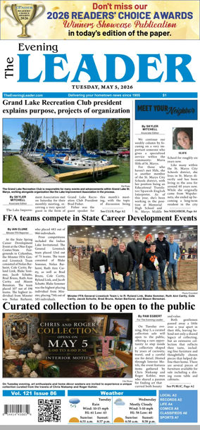 Cover of The Evening Leader