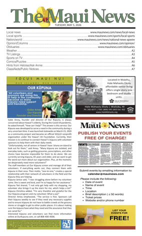 Cover of The Maui News