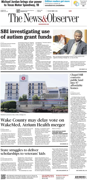 Cover of The News & Observer