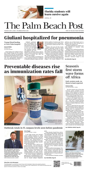 Cover of The Palm Beach Post