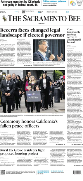 Cover of The Sacramento Bee