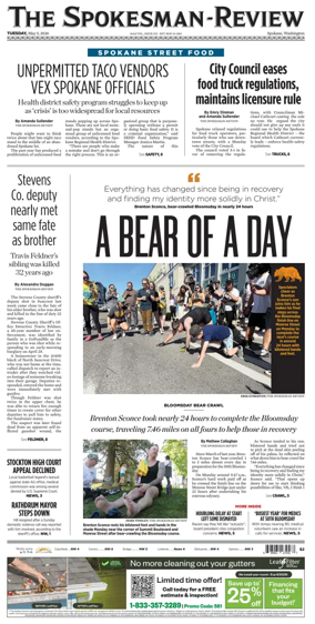 Cover of The Spokesman-Review (Spokane)