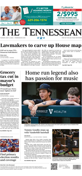 Cover of The Tennessean