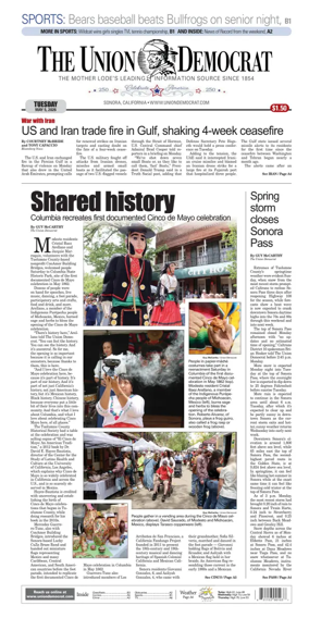 Cover of The Union Democrat