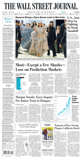 Cover of The Wall Street Journal