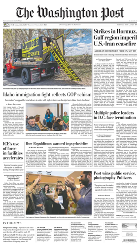 Cover of The Washington Post