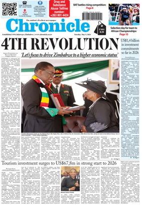 Cover of Chronicle (Zimbabwe)