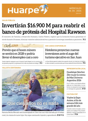 Cover of Diario Huarpe