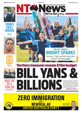 Cover of NT News