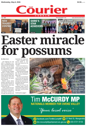 Cover of The Cobram Courier