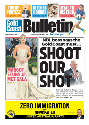 Cover of The Gold Coast Bulletin