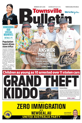 Cover of Townsville Bulletin