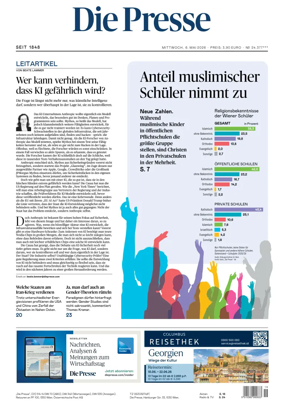 Cover of Die Presse