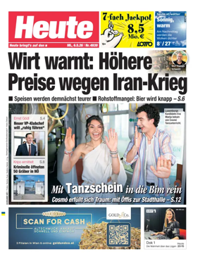 Cover of Heute - Niederosterreich Ausgabe