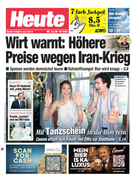 Cover of Heute - Wien Ausgabe
