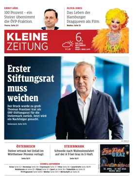 Cover of Kleine Zeitung Steiermark