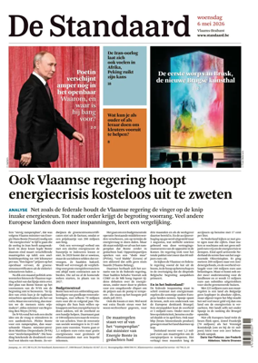Cover of De Standaard