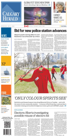 Cover of Calgary Herald