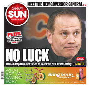 Cover of Calgary Sun
