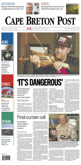 Cover of Cape Breton Post