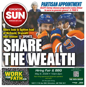 Cover of Edmonton Sun