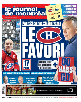 Cover of Le Journal de Montreal