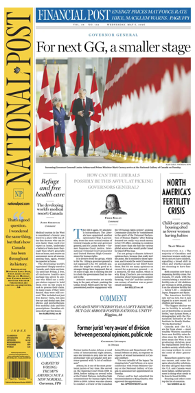 Cover of National Post - (Latest Edition)