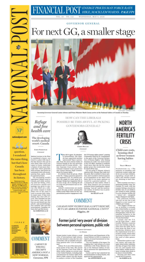Cover of National Post - (National Edition)