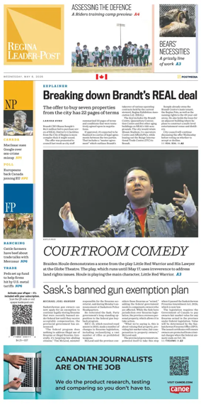 Cover of Regina Leader-Post