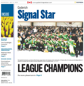 Cover of The Goderich Signal-Star