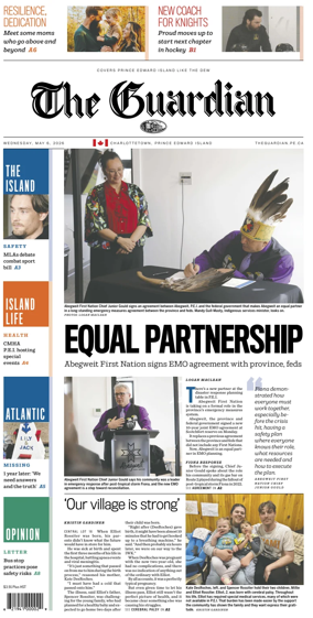Cover of The Guardian (Charlottetown)